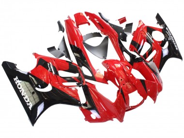 Achat Carénages Moto Honda CBR600 F3 1997-1998 - Rouge Noir Brillant