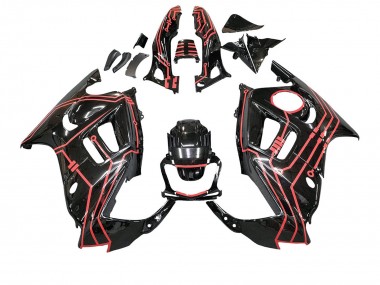 Achat Kits Carénage Moto Honda CBR600 F3 1997-1998 - Rouge Noir Brillant