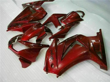 Achat Carénages Moto Kawasaki EX250 2008-2012 - Rouge Marron