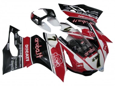 Achat Carénages Moto Ducati Panigale 899/1199 2011-2014 - Blanc Rouge Noir Brillant Aruba.it 7