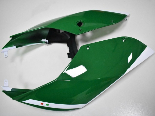 Carénages Moto Ducati Panigale 899 2011-2014 - Blanc Rouge Vert Foncé