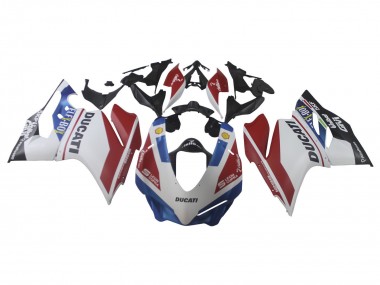 Achat Carénages Moto Ducati 1299 2015-2020 - Blanc Rouge Bleu Noir Mat Unibat Flex-Box