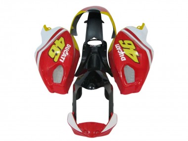 Achat Carénages Moto Ducati Monster 696 796 1100 1100S 2008-2012 - Blanc Rouge Noir Brillant Jaune 46