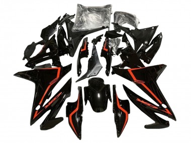 Achat Carénages Moto Honda CBR500R 2016-2018 - Noir Brillant Rouge