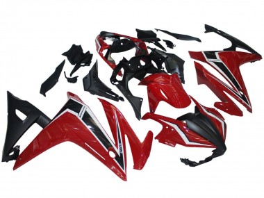Achat Carénages Moto Honda CBR500R 2016-2018 - Rouge Blanc Noir Mat