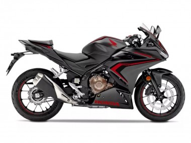 Achat Carénages Moto Honda CBR500R 2022-2023 - Noir Mat Rouge