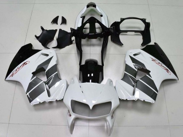 Carénages Moto Honda VFR 800 1998-2001 - Blanc Noir