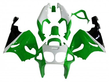Achat Carénages Moto Kawasaki ZX7R 1996-2003 - Blanc Vert Noir