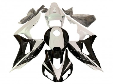 Achat Carénages Moto Honda CBR1000RR 2006-2007 - Blanc Perle Noir Brillant