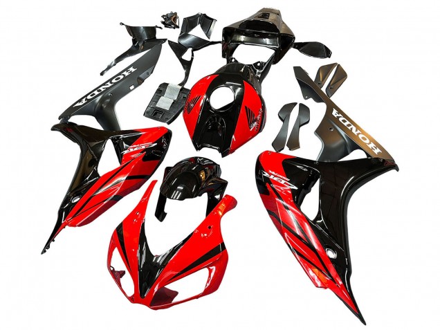 Carénage Moto Honda CBR1000RR 2006-2007 - Bleu Noir Brillant