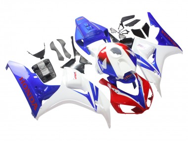 Achat Carénage Moto Honda CBR1000RR 2006-2007 - Blanc Rouge Bleu HRC