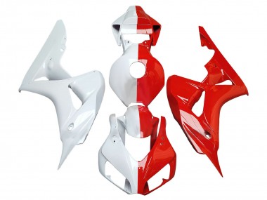 Achat Carénages Moto Honda CBR1000RR 2006-2007 - Blanc Rouge Diviser