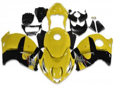 Achat Carénages Moto Suzuki GSXR 1300 Hayabusa 1996-2007 - Jaune Noir Argent Rouge