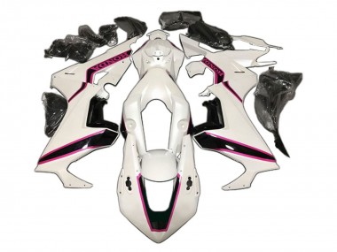 Achat Carénage Moto Honda CBR1000RR 2017-2023 - Blanc Rose Noir Brillant