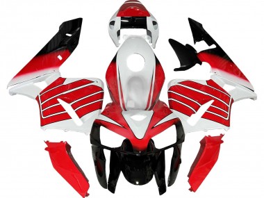 Achat Carénage Moto Honda CBR600RR 2005-2006 - Rouge Blanc Noir