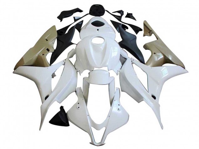 Carénages Moto Honda CBR600RR 2007-2008 - Argent Blanc