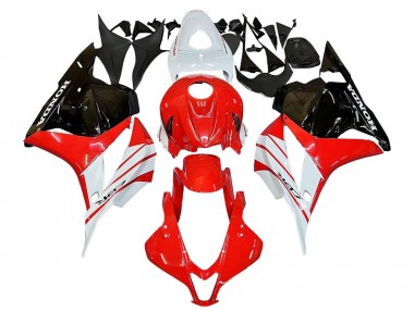 Achat Carénage Moto Honda CBR600RR 2009-2012 - Blanc Rouge Noir Brillant