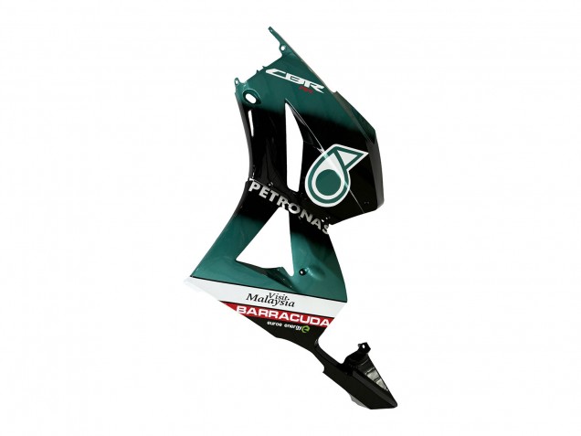Carénage Moto Honda CBR600RR 2013-2023 - Bleu Sarcelle Noir Brillant Petronas 20