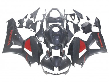 Achat Carénages Moto Honda CBR600RR 2013-2023 - Noir Fibre de Carbone Rouge