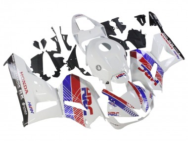 Achat Carénage Moto Honda CBR600RR 2013-2023 - Blanc Rouge Bleu HRC
