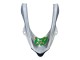 Carénages Moto Kawasaki ZX10R 2004-2005 - Vert Argent Noir 69