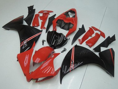 Achat Carénages Moto Yamaha YZF R1 2012-2014 - Rouge Noir Brillant