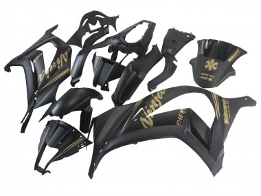 Achat Carénages Moto Kawasaki ZX10R 2011-2015 - Noir Mat Or Neige Elf