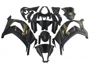 Achat Carénages Moto Kawasaki ZX10R 2011-2015 - Noir Mat Or Neige Elf