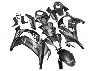 Achat Carénages Moto Kawasaki ZX10R 2011-2015 - Noir Mat Vert Elf