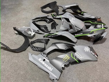 Achat Carénages Moto Kawasaki ZX10R 2021-2025 - Gris Noir Mat Vert Blanc Elf Neige Monstre