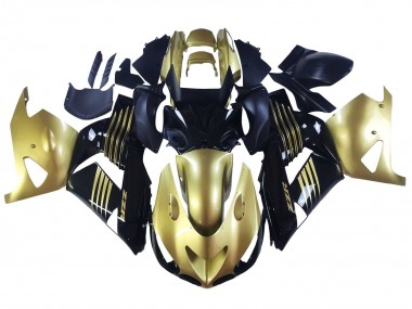 Achat Carénages Moto Kawasaki ZX14R ZZR1400 2006-2011 - Or Noir