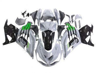 Achat Carénages Moto Kawasaki ZX14R ZZR1400 2012-2024 - Gris Vert Noir