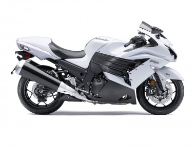 Achat Carénages Moto Kawasaki ZX14R ZZR1400 2012-2024 - Blanc Noir Mat