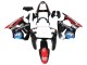 Carénages Moto Kawasaki ZX6R 2000-2002 - Noir Brillant Rouge Bleu Rouge PlayStation 2