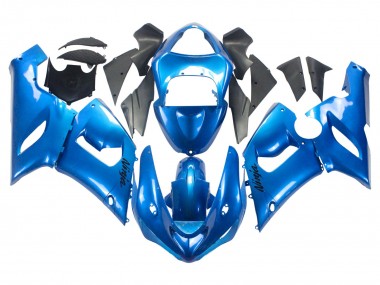 Achat Carénages Moto Kawasaki ZX6R 2005-2006 - Bleu Brillant