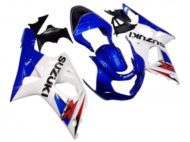 Achat Carénages Moto Suzuki GSXR1000 2000-2002 - Blanc Bleu Rouge
