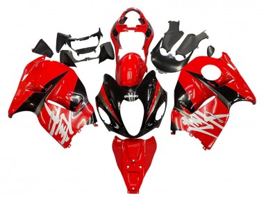 Achat Carénages Moto Suzuki GSXR 1300 Hayabusa 1996-2007 - Rouge Noir Hayabusa