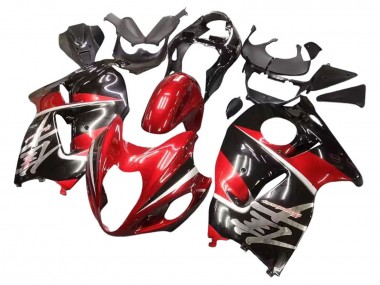 Achat Carénages Moto Suzuki GSXR 1300 Hayabusa 1996-2007 - Rouge Noir Brillant Hayabusa