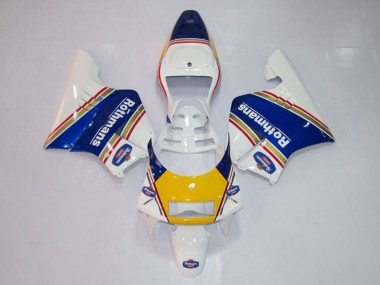 Achat Carénages Moto Honda NSR250R MC28 P4 1994-1996 - Blanc Bleu Jaune Or Rothmans