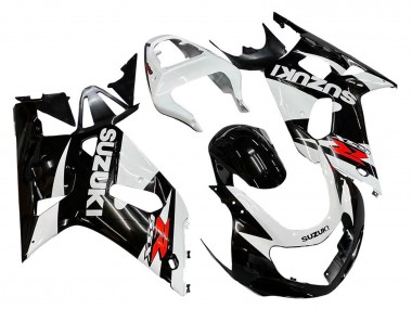 Achat Carénages Moto Suzuki GSXR 600 / GSXR 750 2001-2003 - Blanc Noir Brillant Rouge