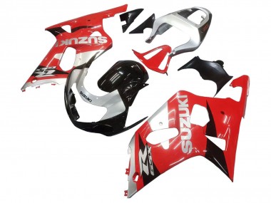 Achat Carénage Moto Suzuki GSXR 600 / GSXR 750 2001-2003 - Rouge Blanc Noir Brillant