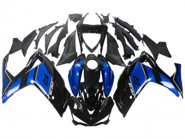 Achat Carénage Moto Yamaha YZF R3/R25 2015-2018 - Bleu Noir Brillant