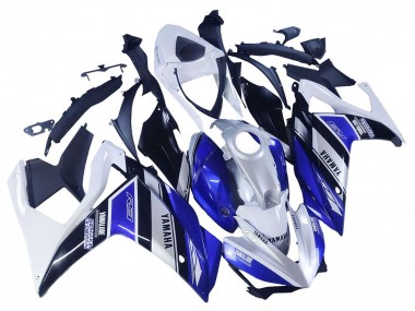 Achat Carénages Moto Yamaha YZF R3/R25 2015-2018 - Blanc Bleu Noir Yamalube