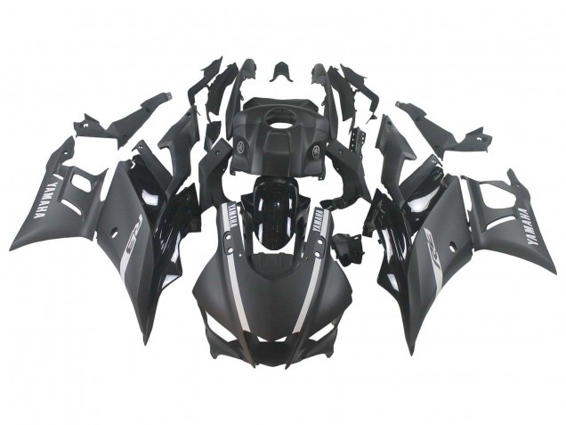 Carénages Moto Yamaha YZF R3/R25 2019-2021 - Noir Mat Argent