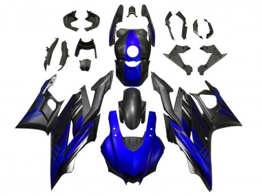 Achat Carénage Moto Yamaha YZF R3/R25 2019-2021 - Bleu Noir Mat