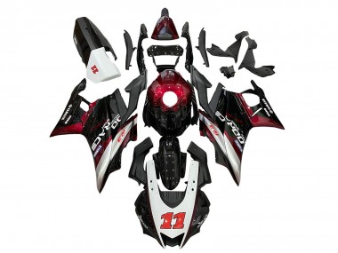 Achat Carénages Moto Yamaha YZF R3/R25 2019-2021 - Blanc Rouge Noir 11
