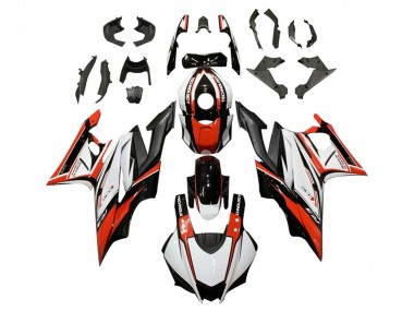 Achat Carénage Moto Yamaha YZF R3/R25 2019-2021 - Blanc Rouge Noir