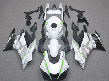 Achat Carénages Moto Yamaha YZF R3/R25 2022-2024 - Blanc Vert Argent Noir