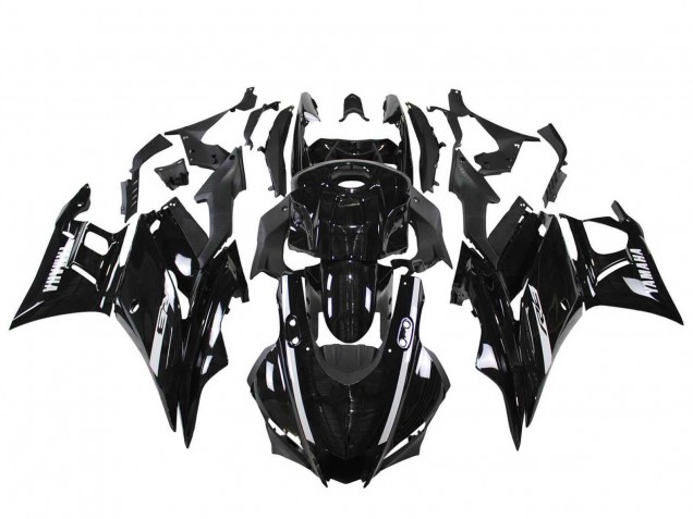 Carénages Moto Yamaha YZF R3/R25 2022-2024 - Noir Brillant