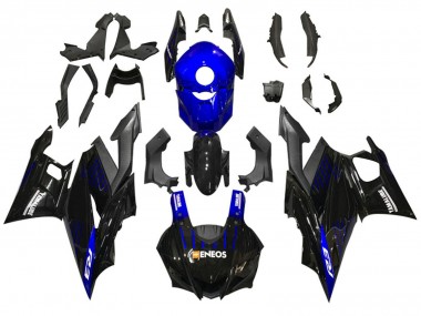 Achat Carénages Moto Yamaha YZF R3/R25 2022-2024 - Bleu Noir ENEOS Yamalube